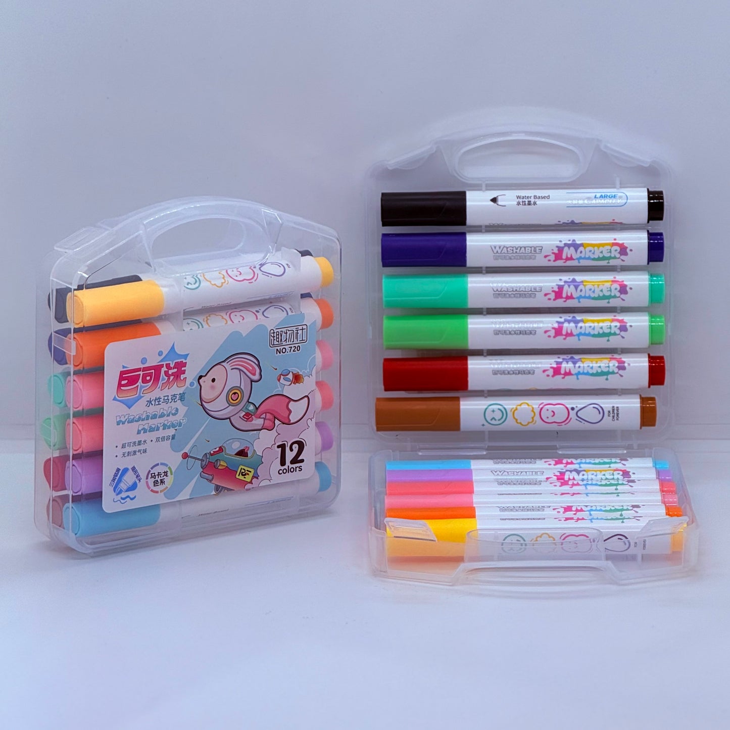 Feutre de coloriage en boite lavables