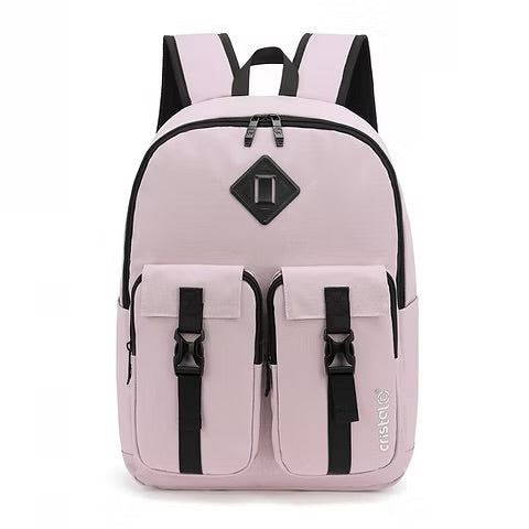 SAC A DOS 2 POCHE FRONTALES COUL PASTEL CRISTAL CR-4103