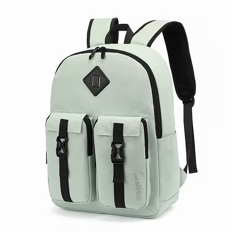 SAC A DOS 2 POCHE FRONTALES COUL PASTEL CRISTAL CR-4103