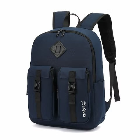 SAC A DOS 2 POCHE FRONTALES COUL PASTEL CRISTAL CR-4103