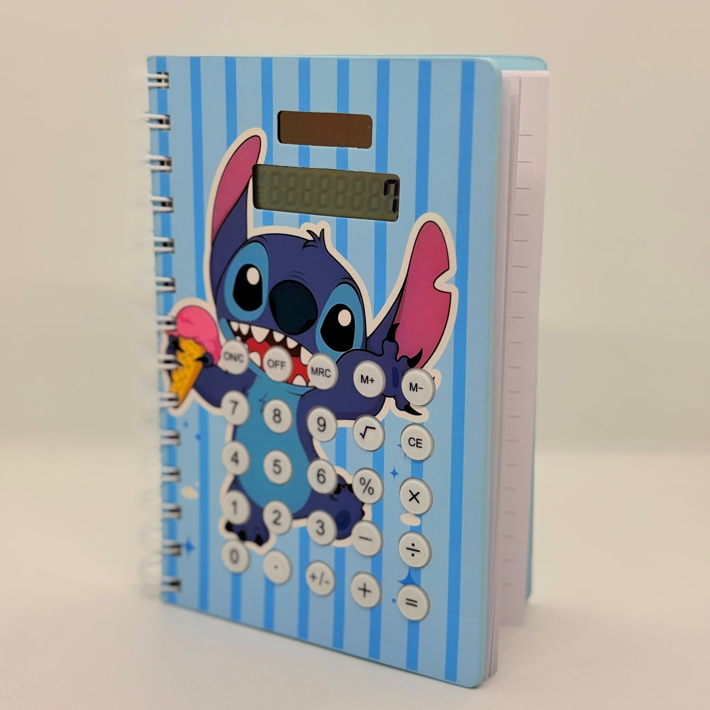 Carnet avec calculatrice