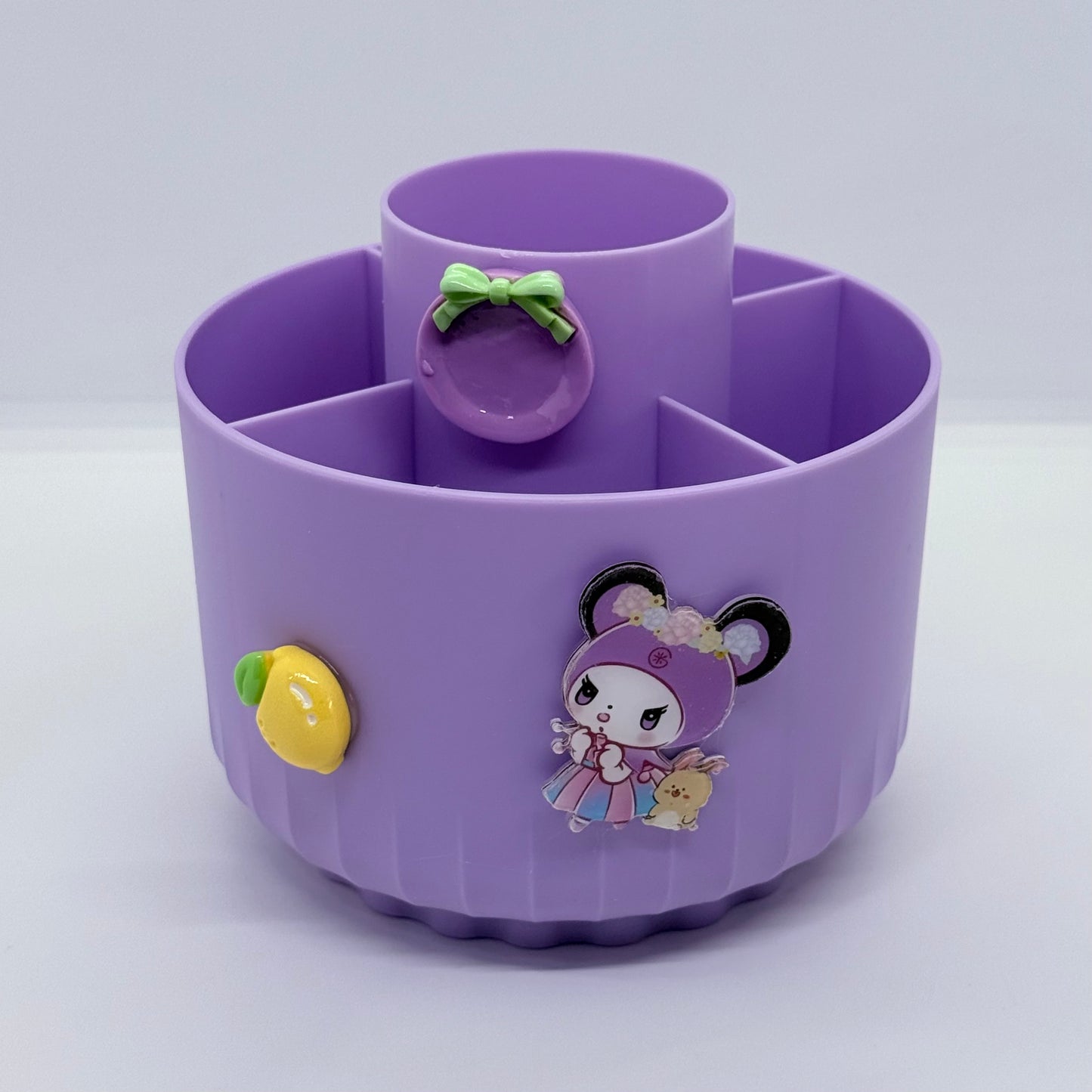 Porte stylo rotatif en plastique