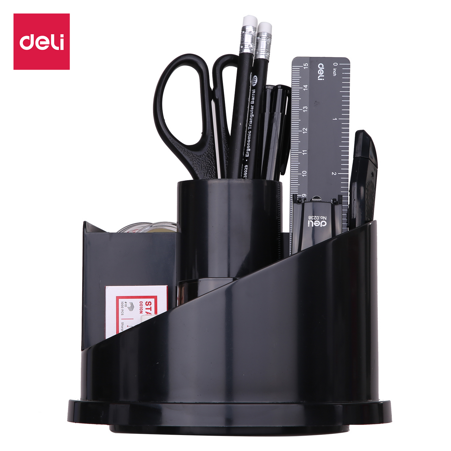Plumier de bureau avec accessoires 17 pcs Deli