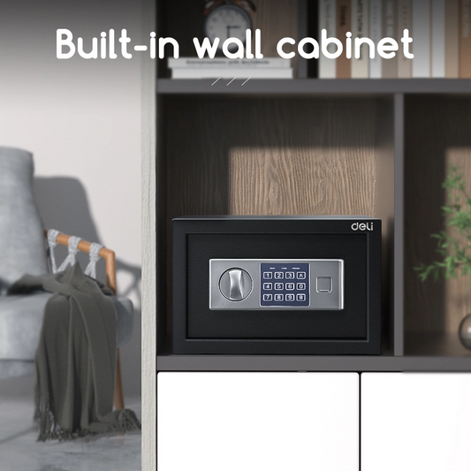 Coffre fort clé code poignée H200/W310/D200 mm