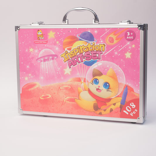 Valise de coloriage 108 pièces