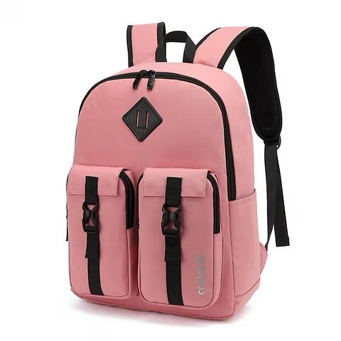 SAC A DOS 2 POCHE FRONTALES COUL PASTEL CRISTAL CR-4103