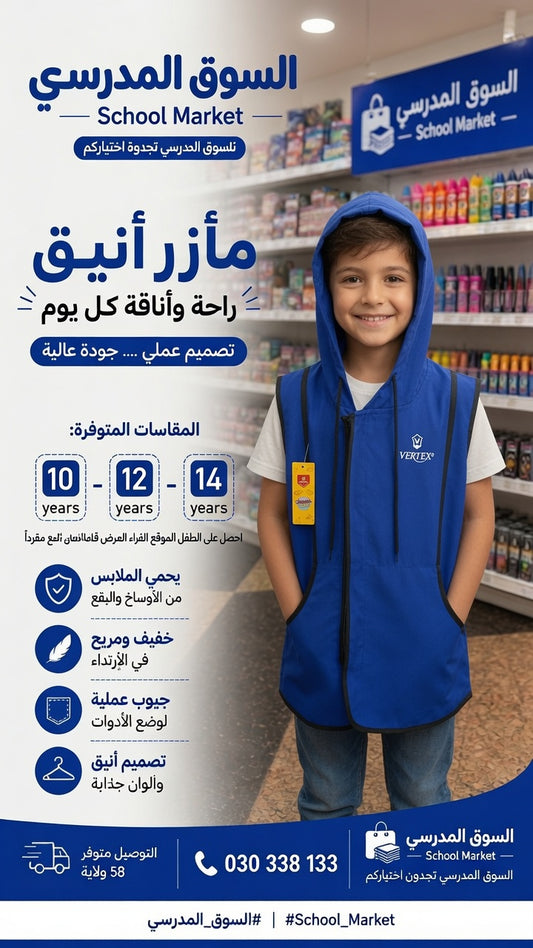 Tablier vertex Bleu BL 83