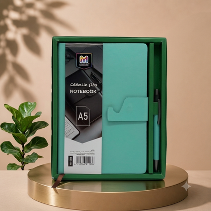 Coffré note book avec stylo