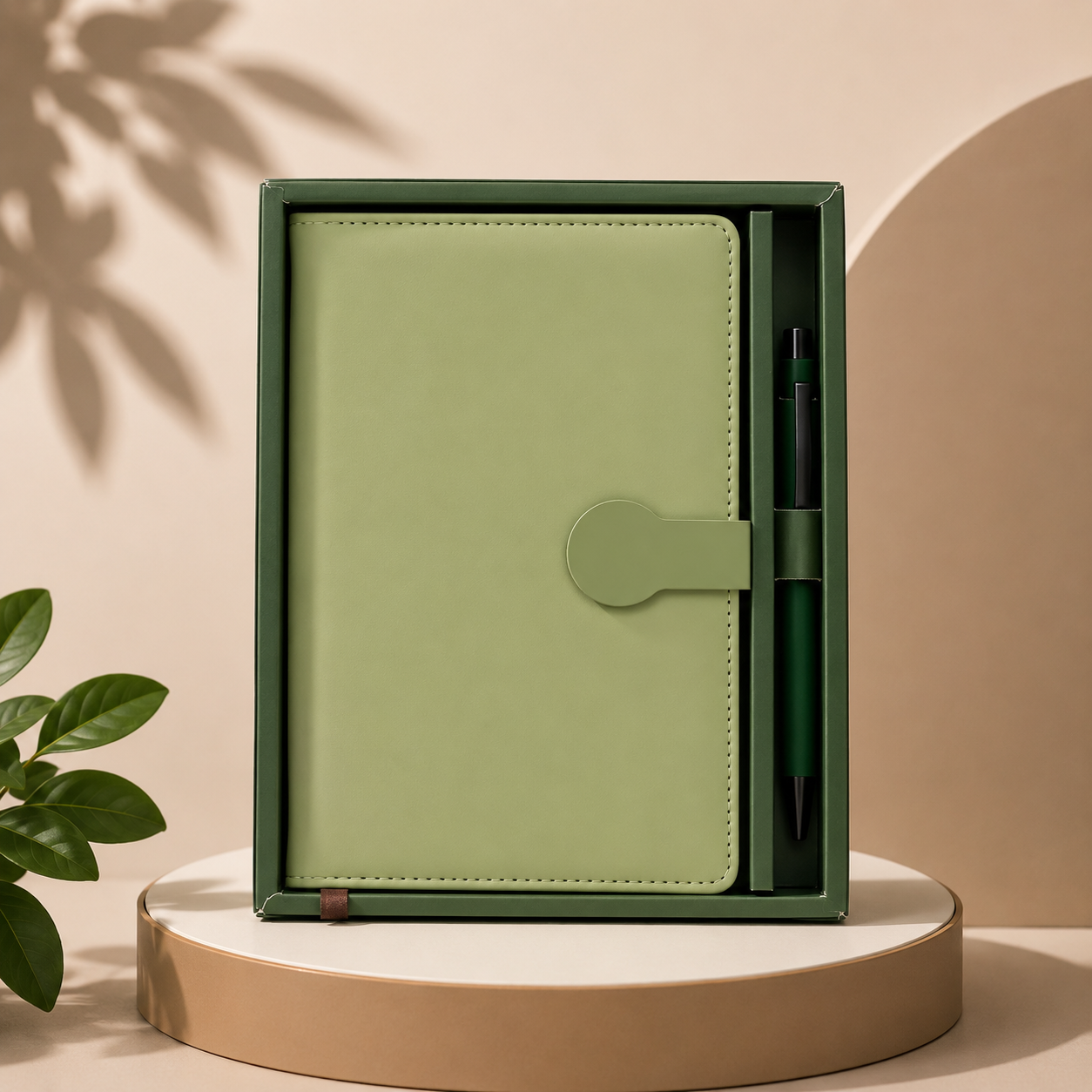 Coffré note book avec stylo