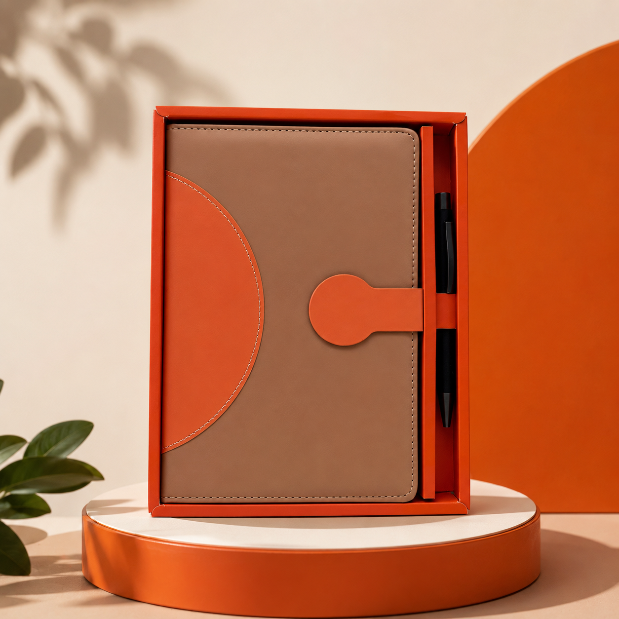 Coffré note book avec stylo