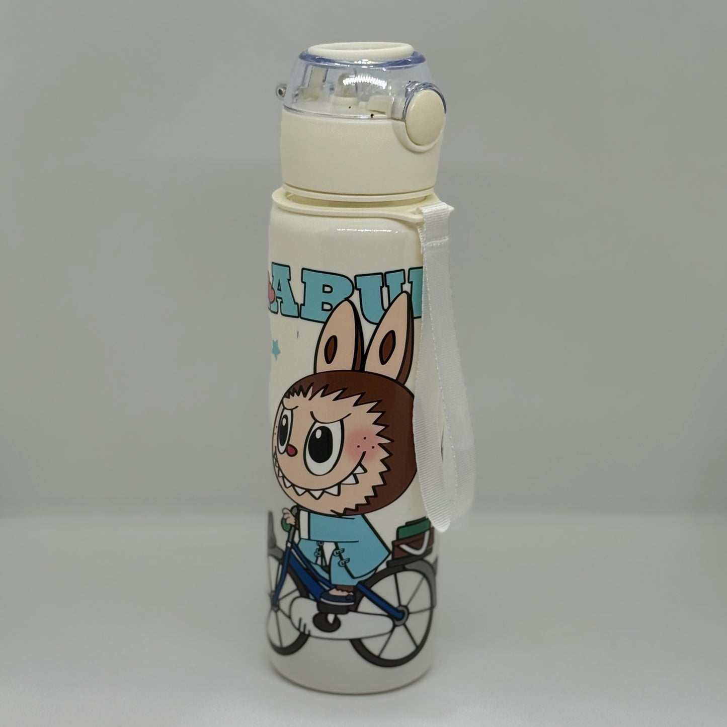 Gourde labubu en plastique