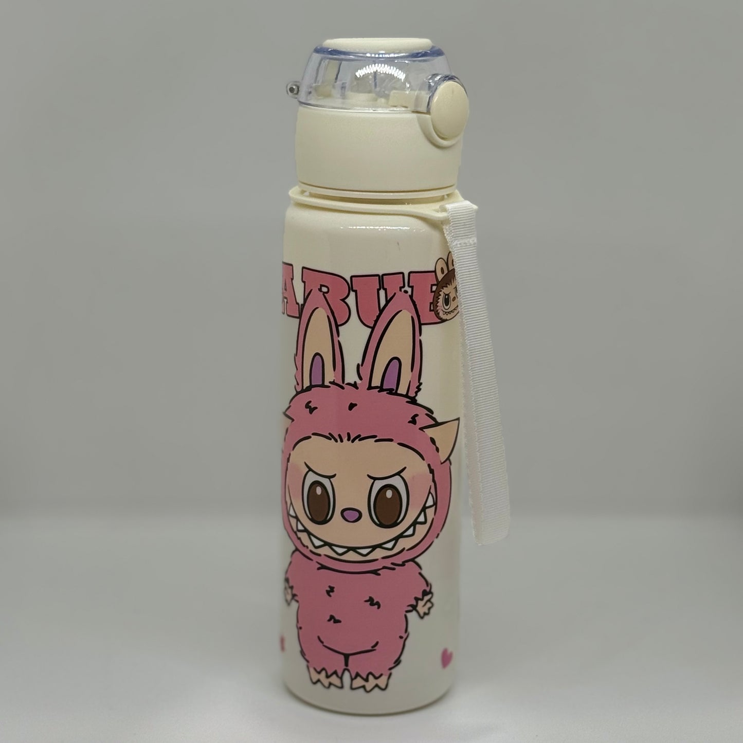 Gourde labubu en plastique