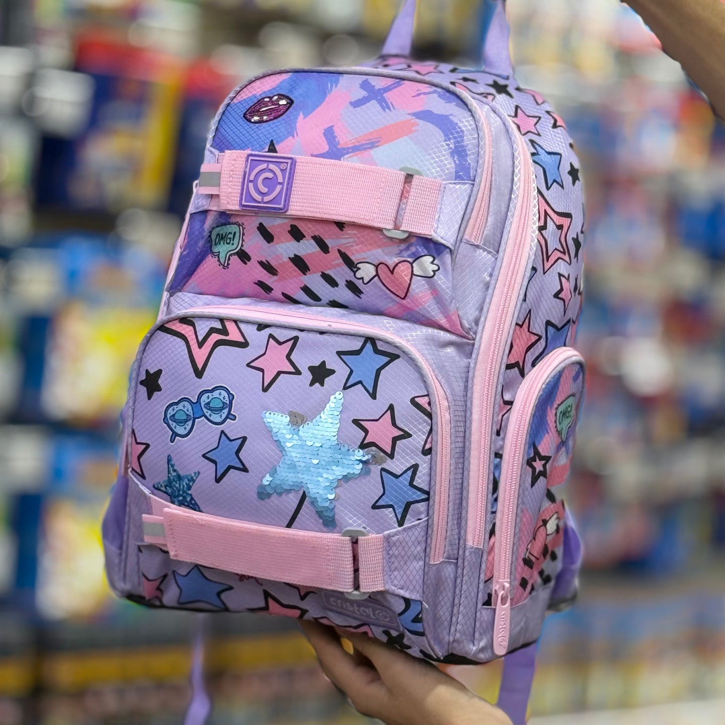 Sac à dos primaire cristal ergonomique