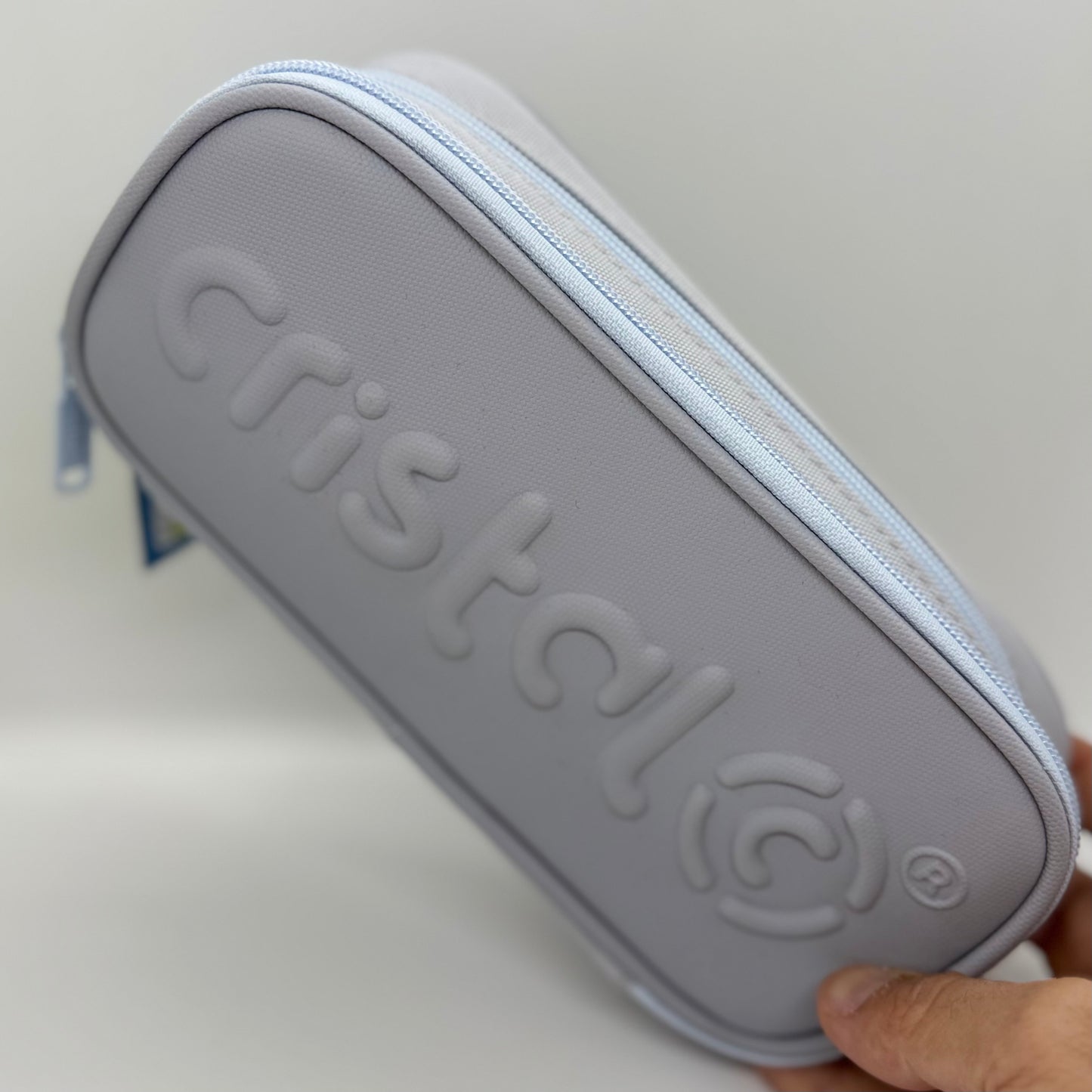 Trousse double fermeture rectangulaire 11015 cristal