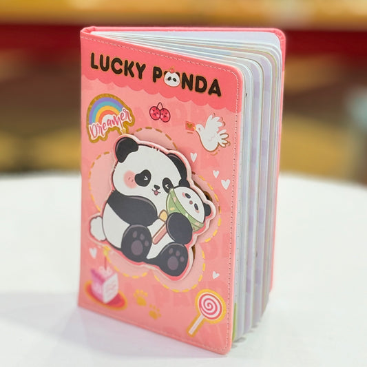 Carnet A5 3D panda