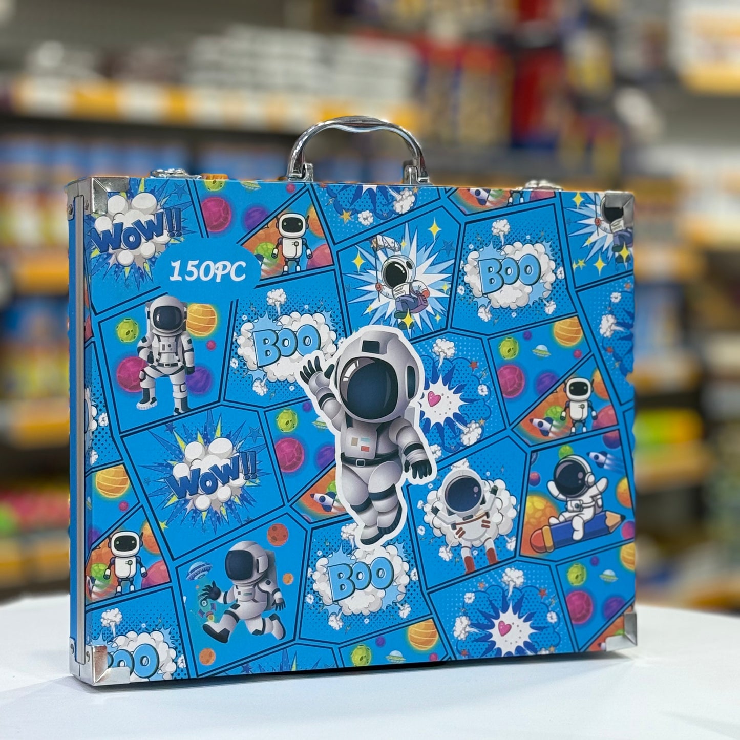 Valise de coloriage de 150 pièces