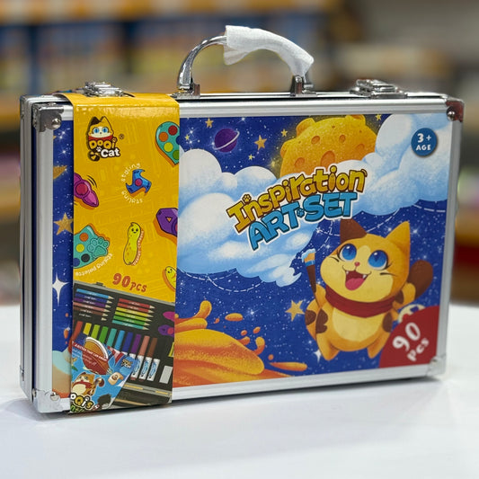 Valise de coloriage de 90 pièces