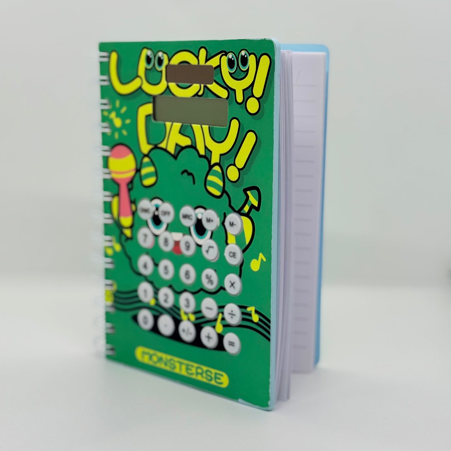 Carnet avec calculatrice