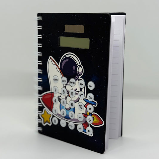 Carnet avec calculatrice