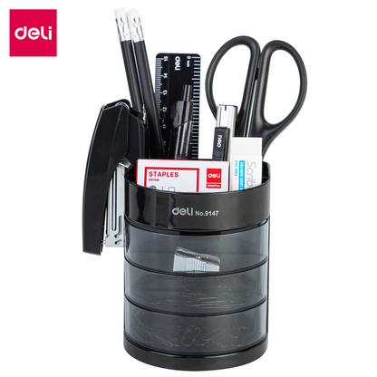 Plumier de bureau avec accessoires 12 pcs Deli
