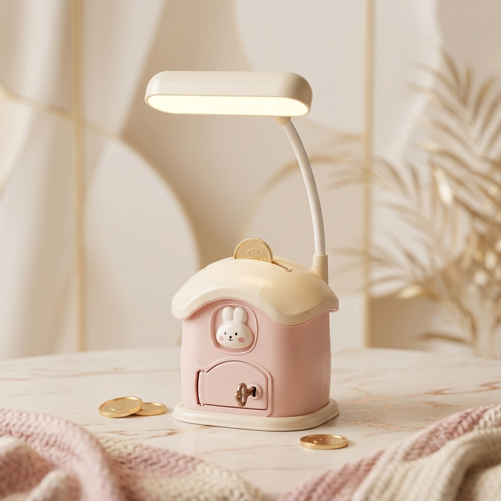 Lampe de bureau + tir-lir +porte stylo