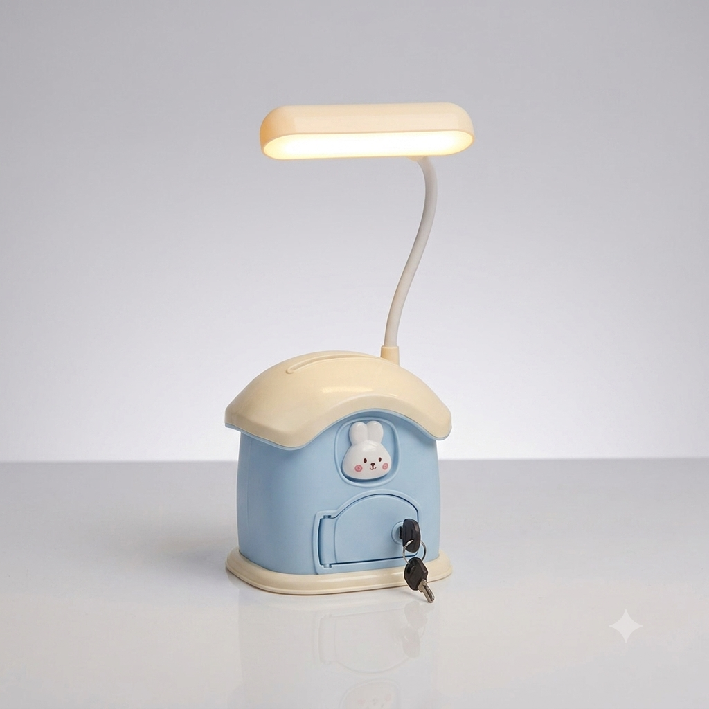 Lampe de bureau + tir-lir +porte stylo