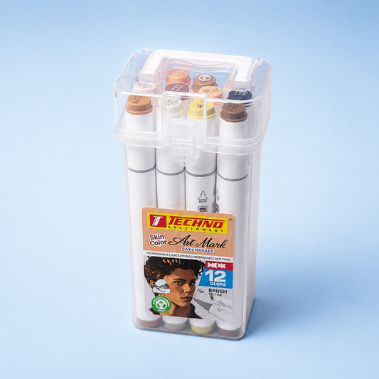 Marquer double tête skin color Techno