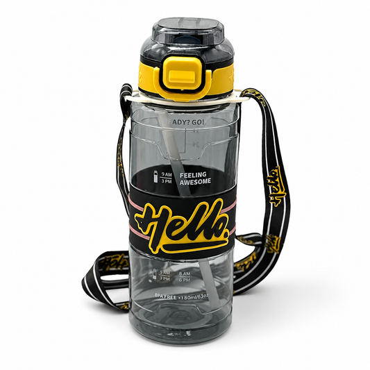 Gourde d’eau helloel plastique 800 ml