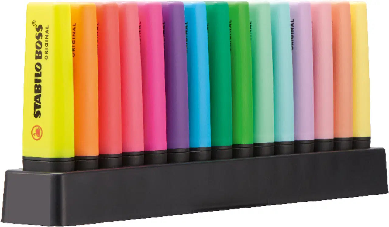 Surligneurs boss original desk set 15 pièces