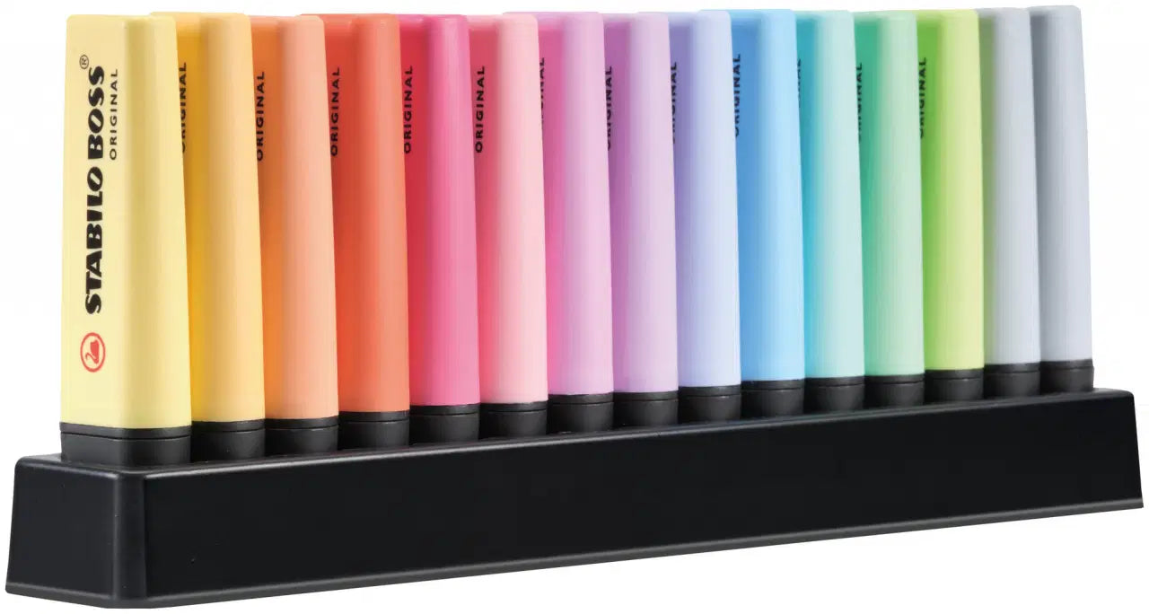 Surligneurs boss original desk set 15 pièces