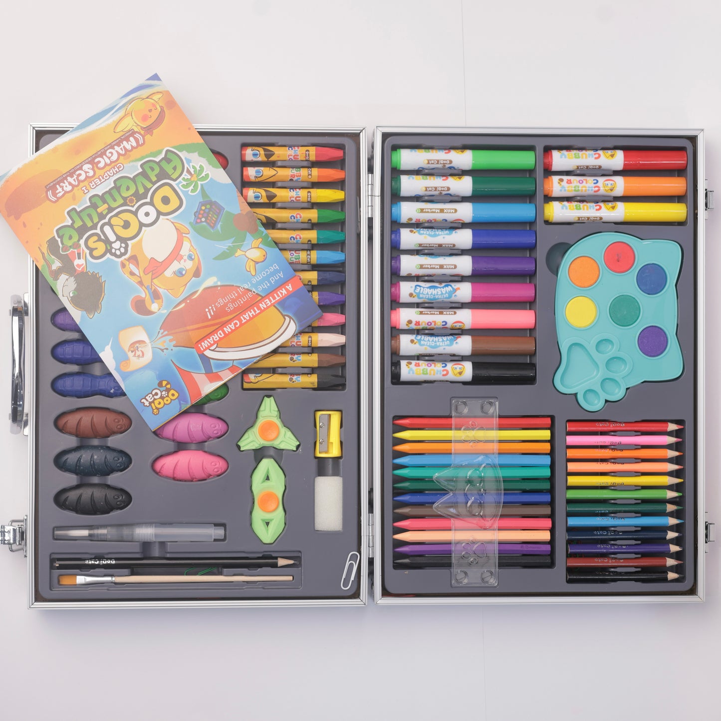 حقيبة أدوات فنية للأطفال – 108 قطعة
